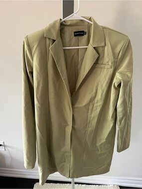 PrettyLittleThing Sage Oversized Blazer Dress